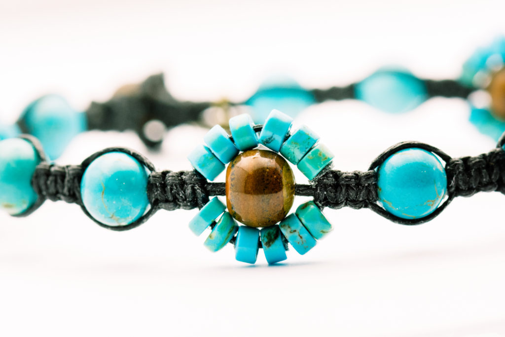 Black Brook Shop Navajo Spirit Vibrant Silk Ribbon Necklace & Earrings