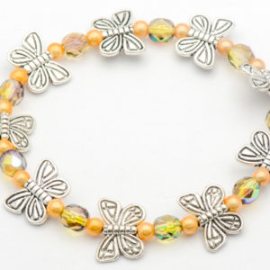 yellow butterfly bracelet