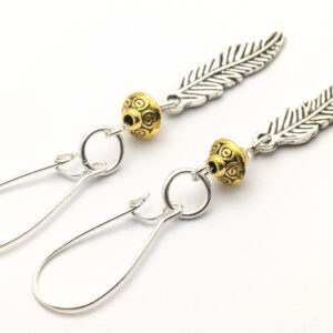 Mixed Gold and Silver Earrings