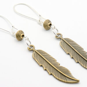 Hanging Feather Earrings