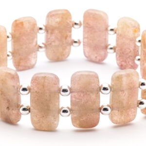 Pink Muscovite Gemstone Bracelet