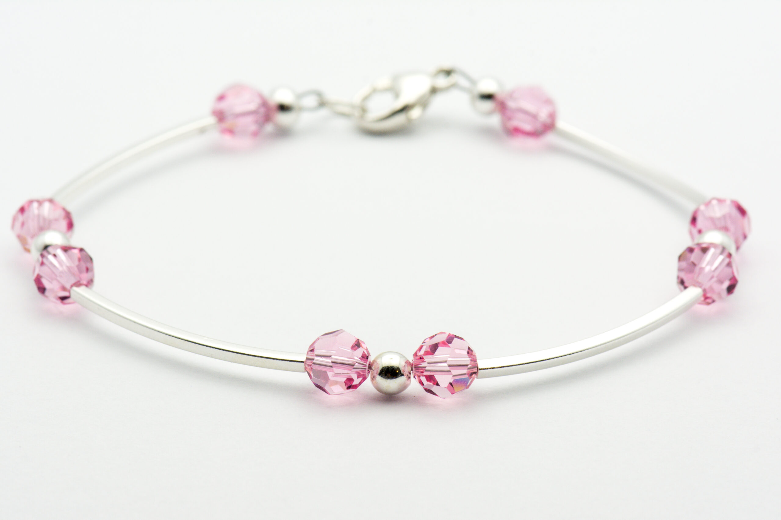 STRAWBERRY MILKSHAKE Swarovski Crystal 6mm Fancy Stone Tennis Style Bracelet  Light Rose and Rose Peach - Etsy