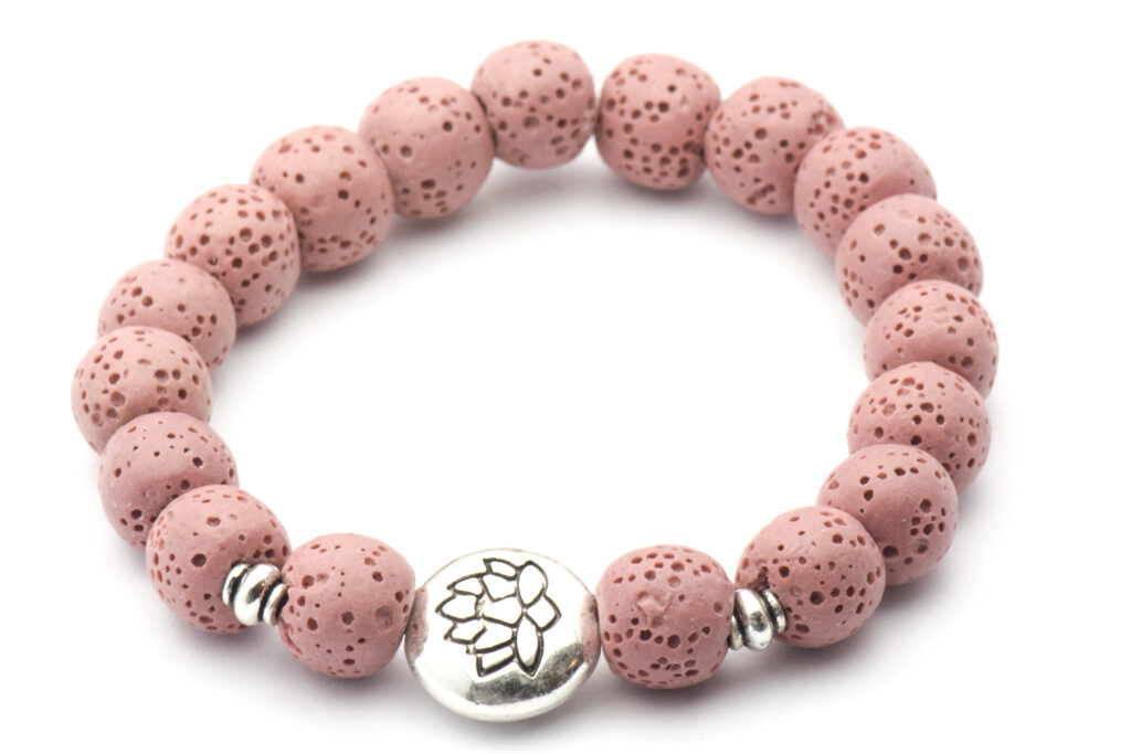 Women's Rose Quartz Bracelet - Butterfly Bracelet - Stone of the Heart -  Women's Pink Beaded Bracelet — Lotus & Lava